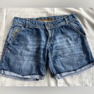 Vintage Von Dutch Classic Blue Jean Shorts